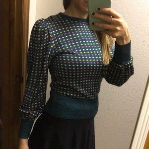 Vintage Shimmer Party Sweater
